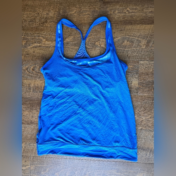 lululemon athletica Tops - Lululemon Athletica Blue Tank Top US Size 8